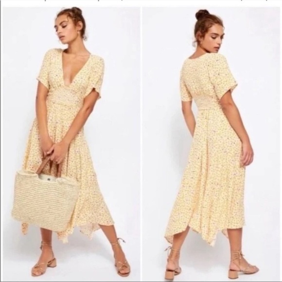 Free People In Full Bloom Smocked Maxi Dress - Picture 2 of 15
